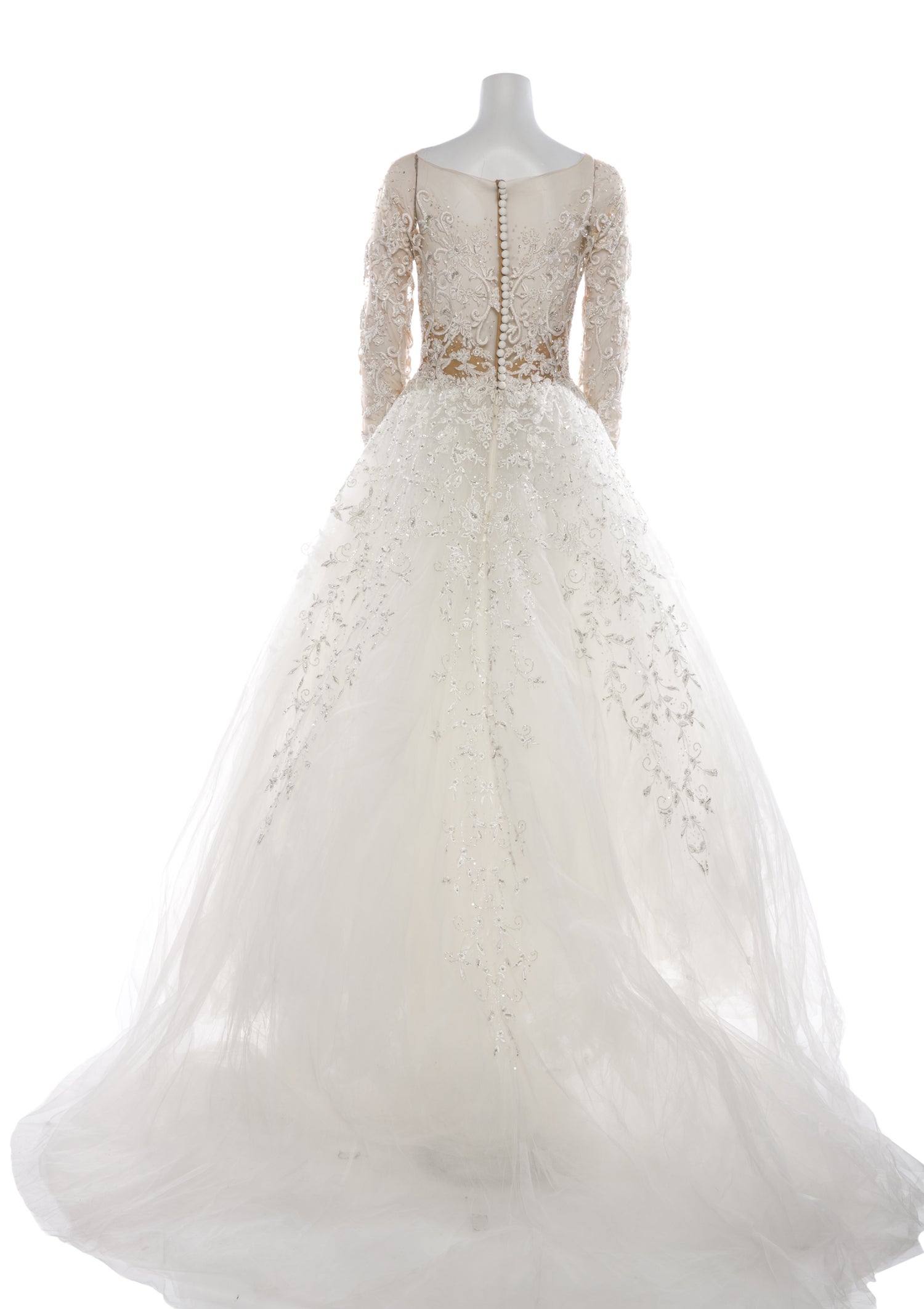 Zuhair Murad Bateau Neckline Long Dress