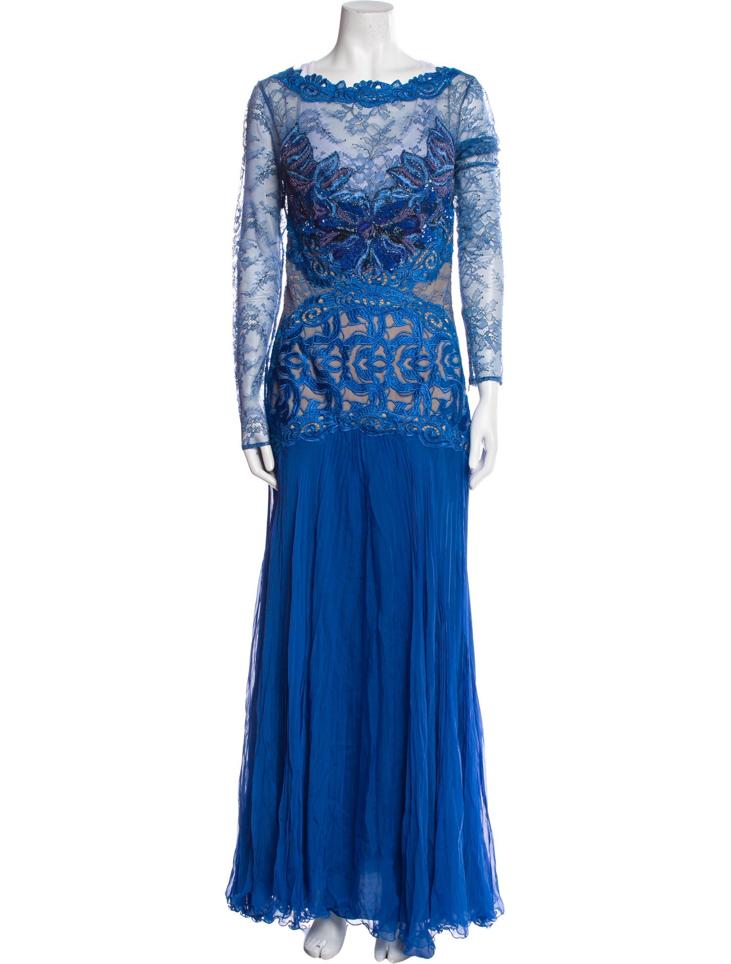 Zuhair Murad Bateau Neckline Long Dress