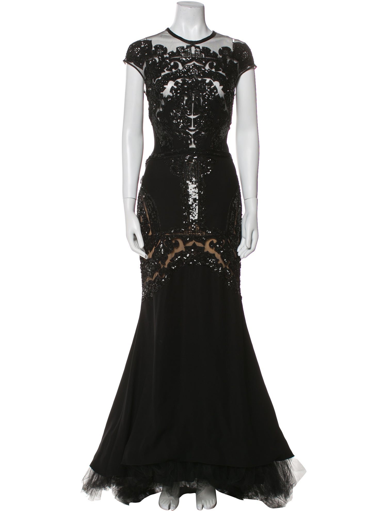 Zuhair Murad Crew Neck Long Dress