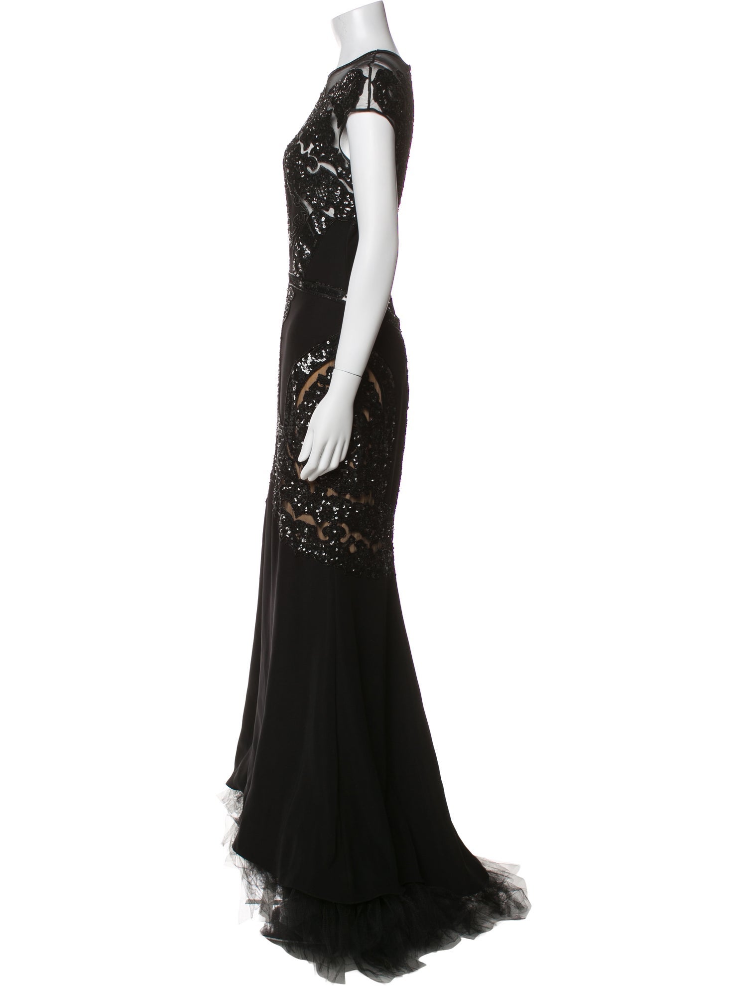 Zuhair Murad Crew Neck Long Dress