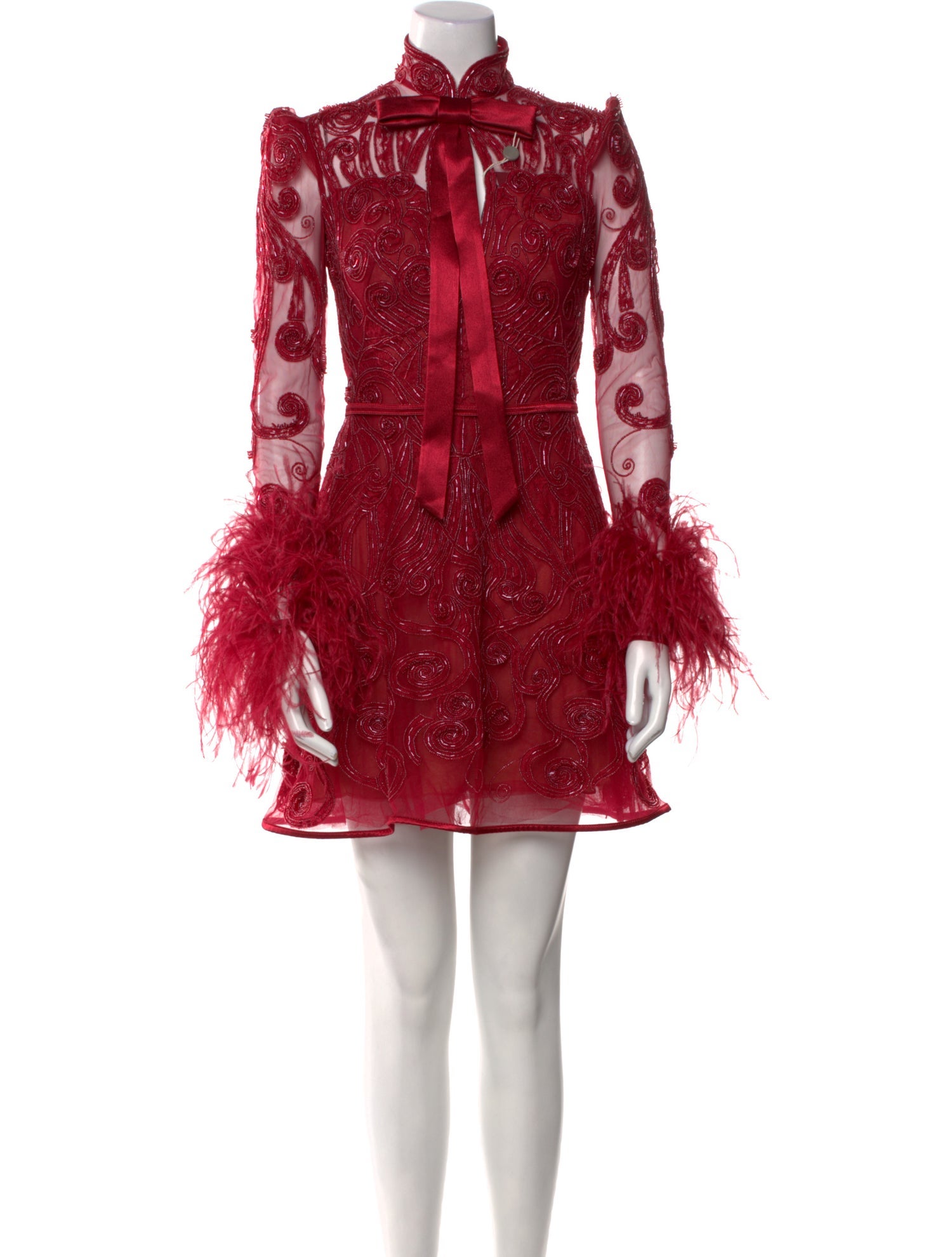 Zuhair Murad Lace Pattern Mini Dress w/ Tags
