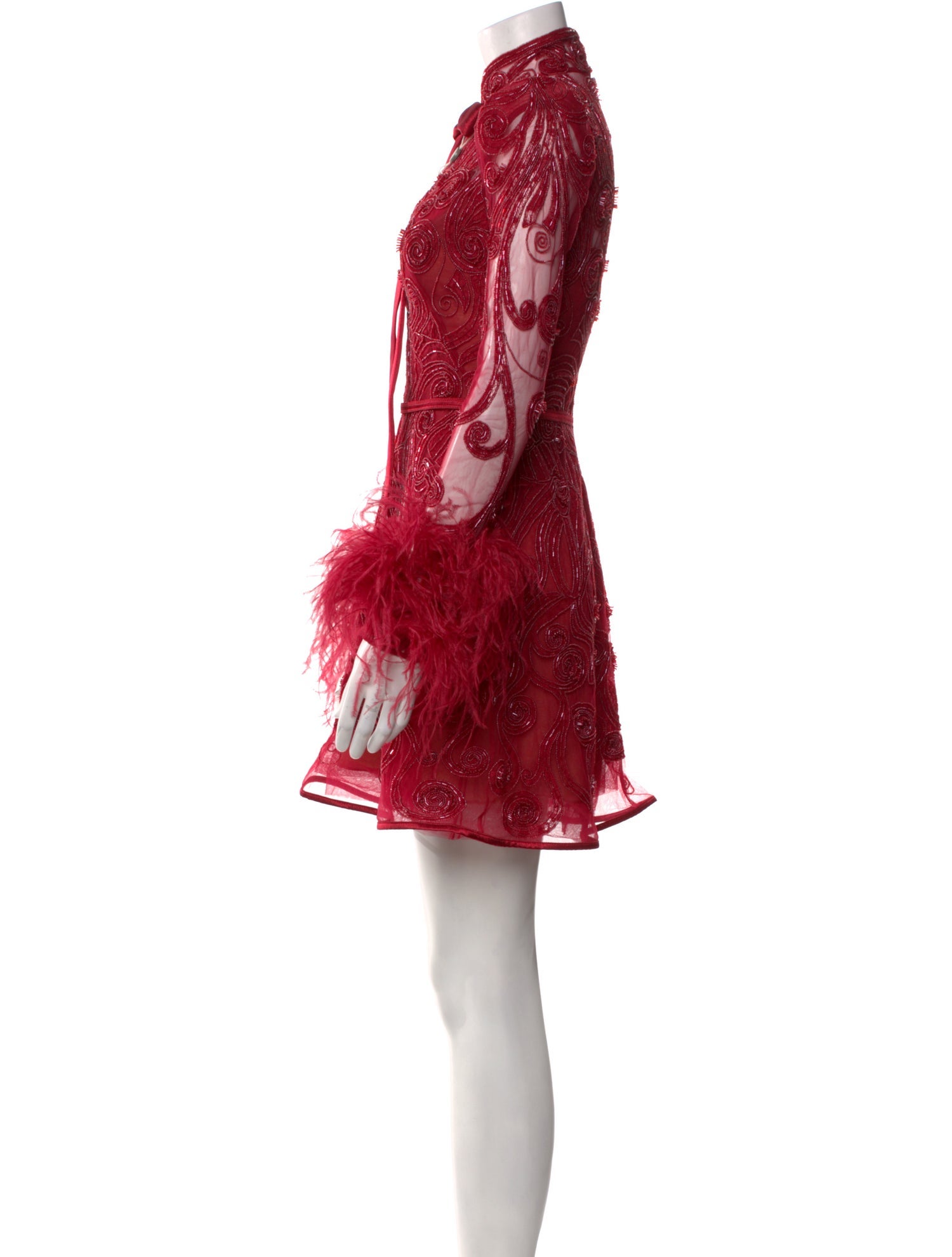 Zuhair Murad Lace Pattern Mini Dress w/ Tags