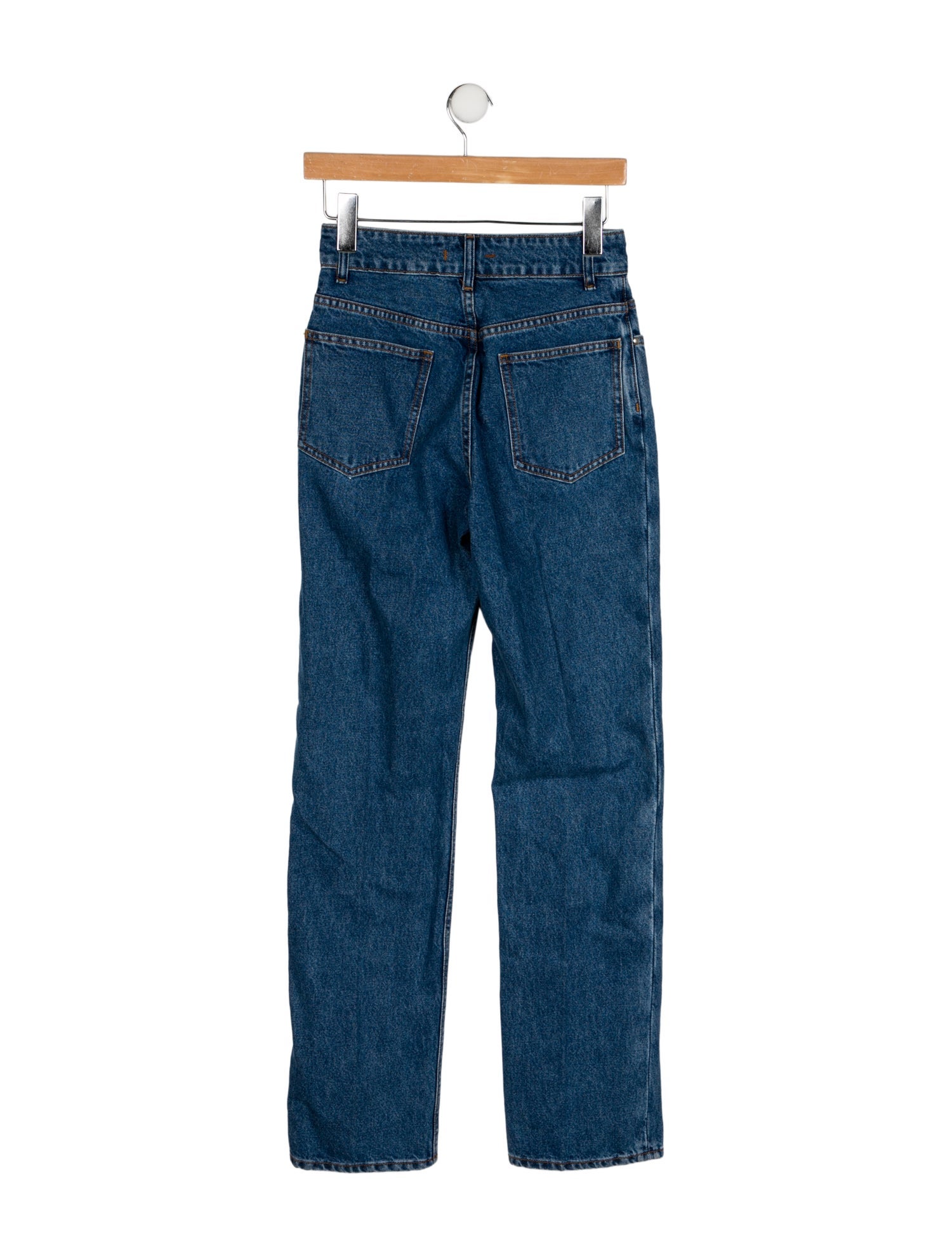 Ossou High-Rise Straight Leg Jeans