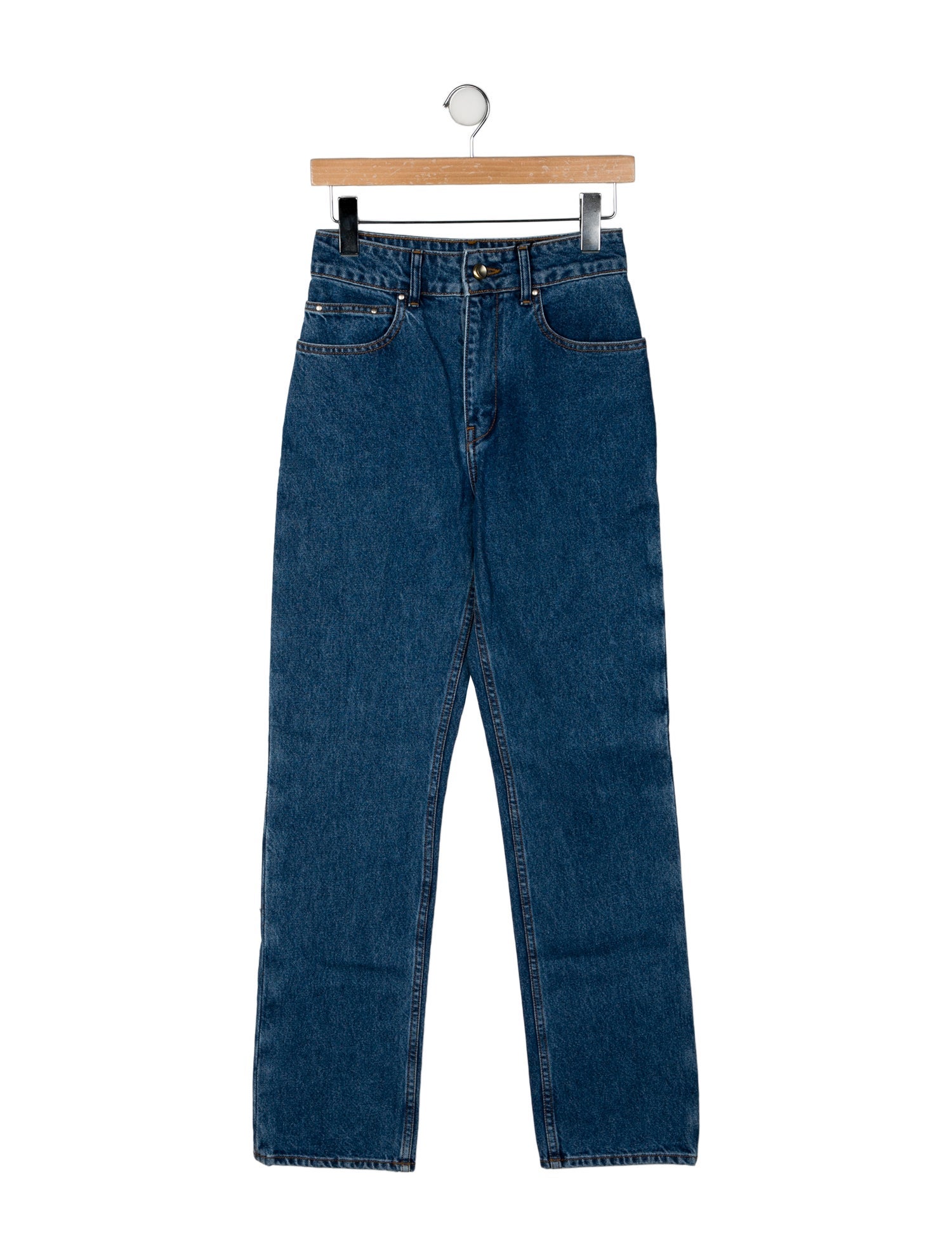 Ossou High-Rise Straight Leg Jeans w/ Tags