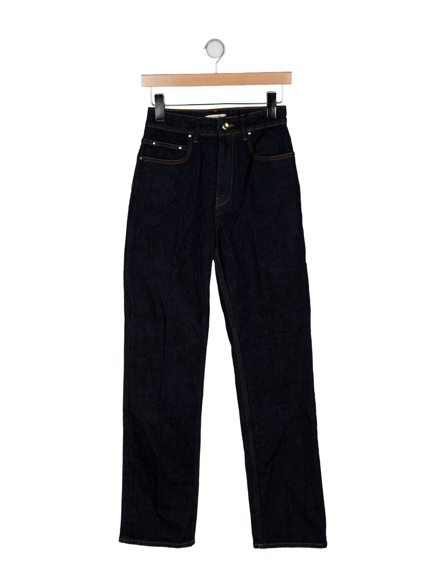 Ossou High-Rise Straight Leg Jeans w/ Tags