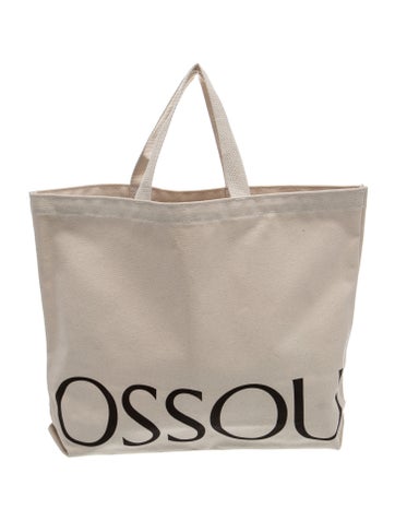 Pre-owned Ossou Canvas Tote In Neutral