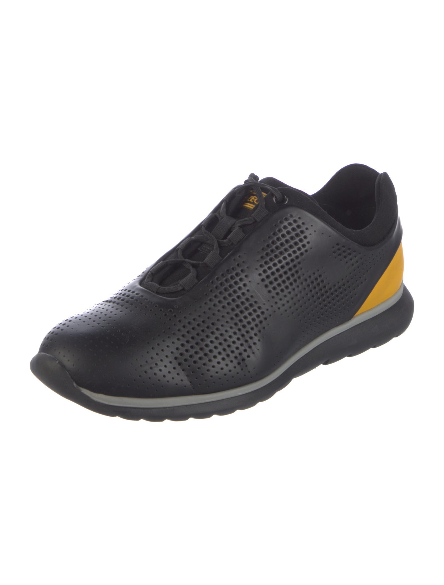 Z Zegna Rubber Colorblock Pattern Sneakers