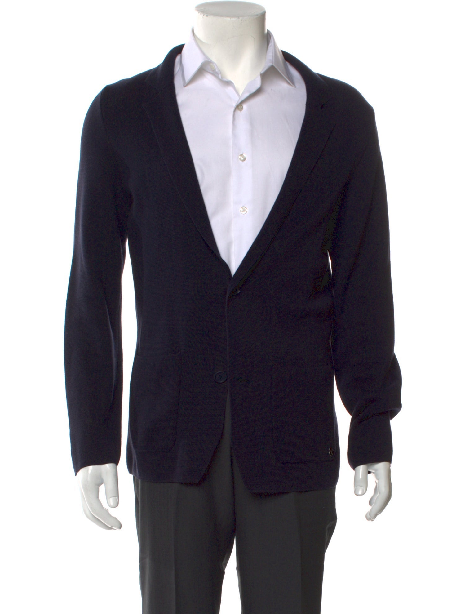 Z Zegna V-Neck Long Sleeve Cardigan