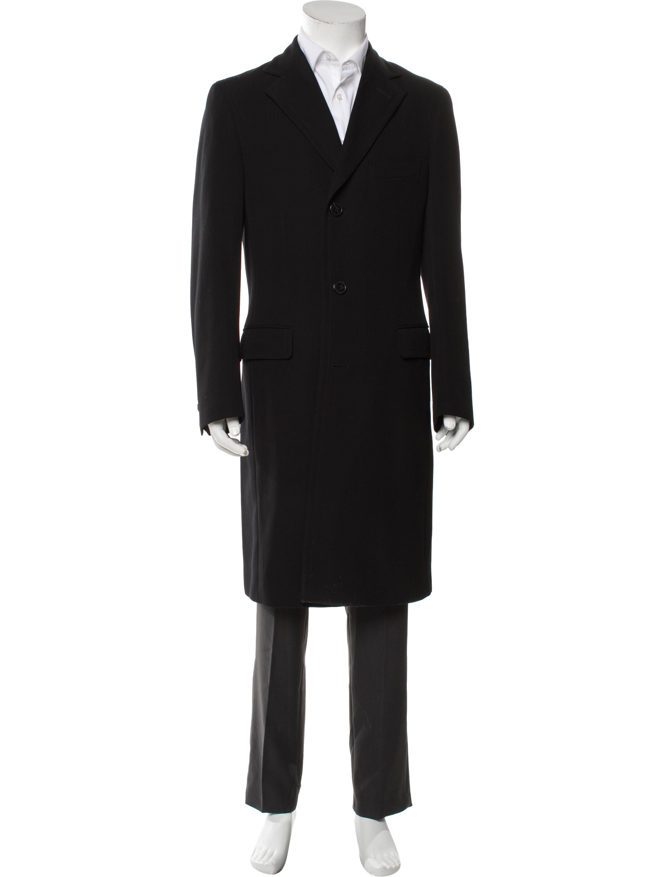 Z Zegna Wool Overcoat