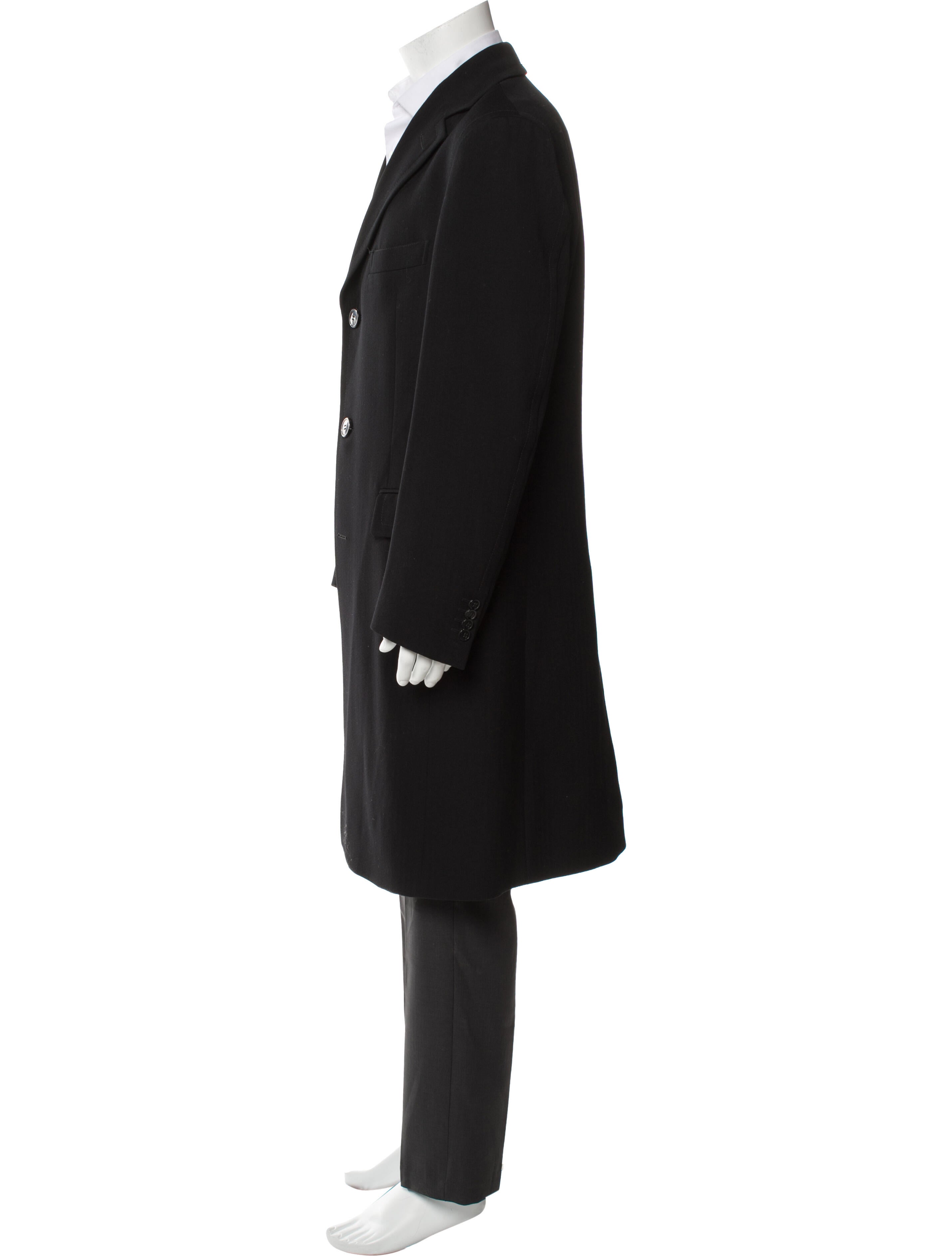 Z Zegna Wool Overcoat