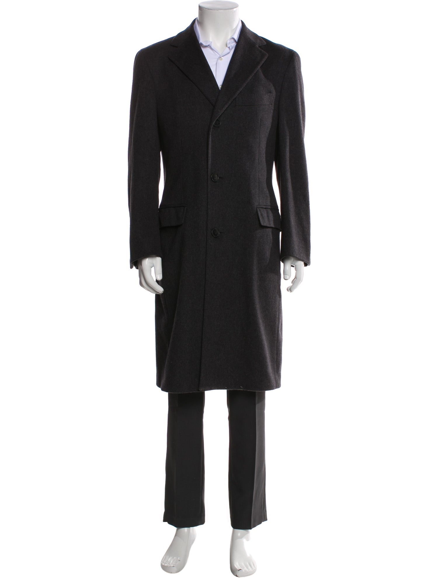 Z Zegna Wool Overcoat