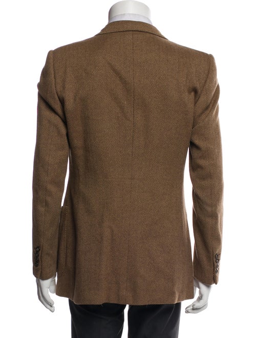 Z Zegna Cashmere Houndstooth Print Blazer