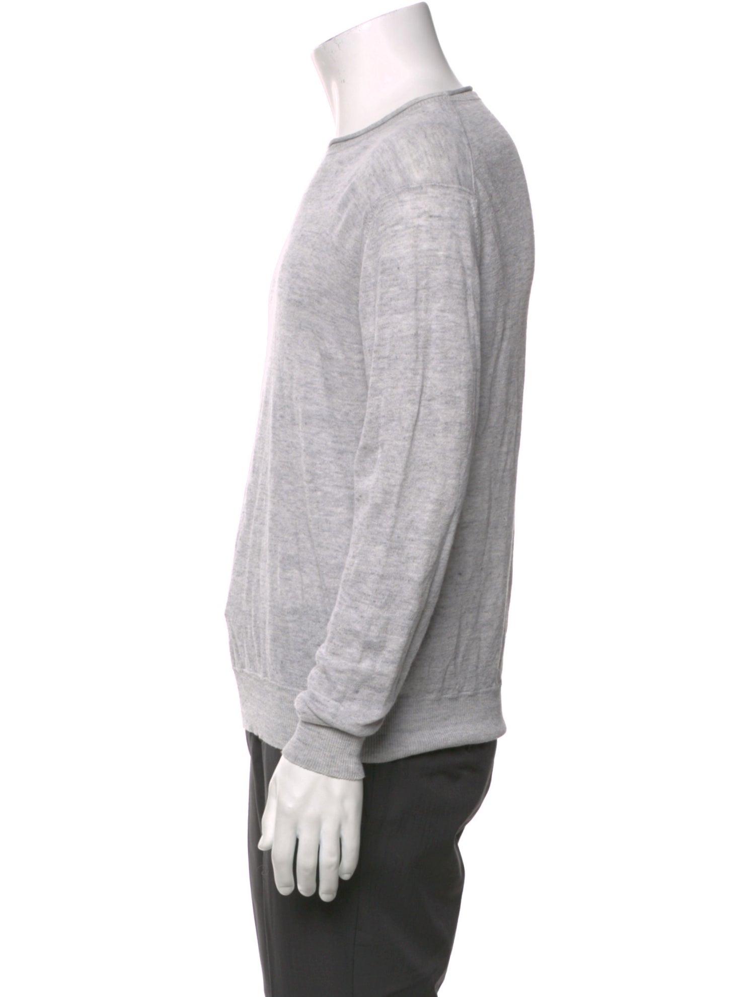 Z Zegna Linen Crew Neck Pullover