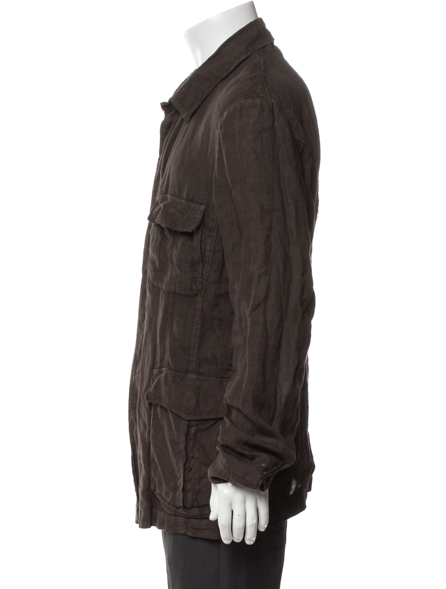 Z Zegna Linen Utility Jacket