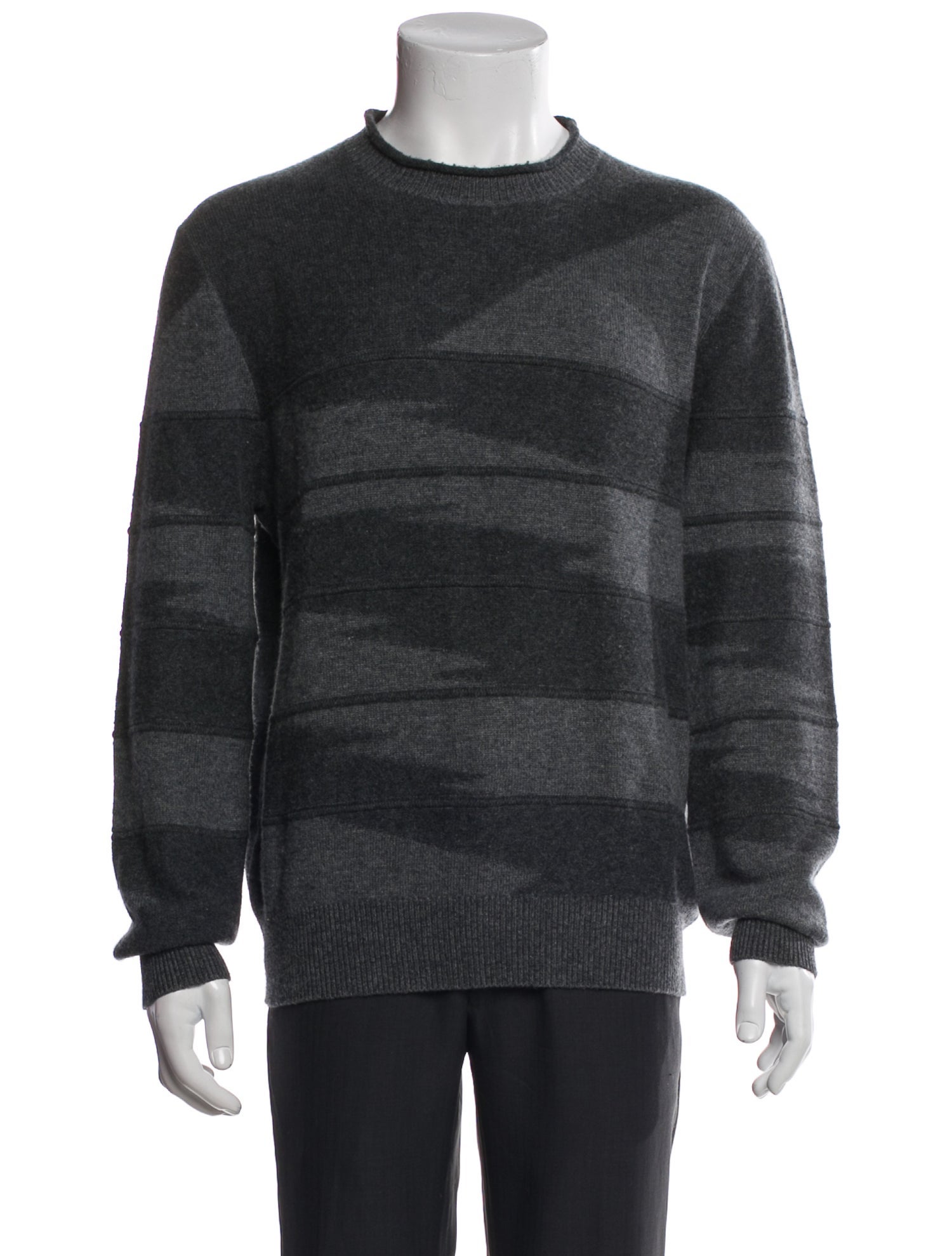 Z Zegna Cashmere Striped Pullover