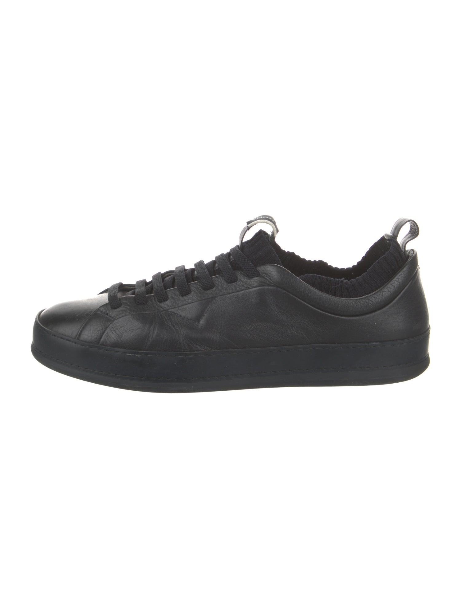 Z Zegna Leather Sneakers