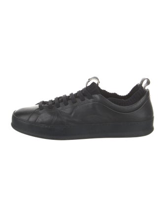 Z Zegna Leather Sneakers
