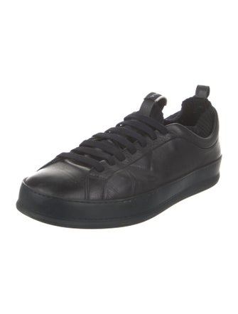 Z Zegna Leather Sneakers