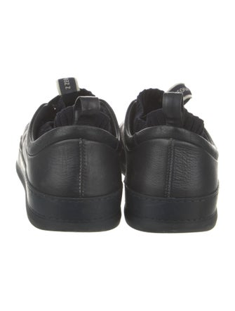 Z Zegna Leather Sneakers