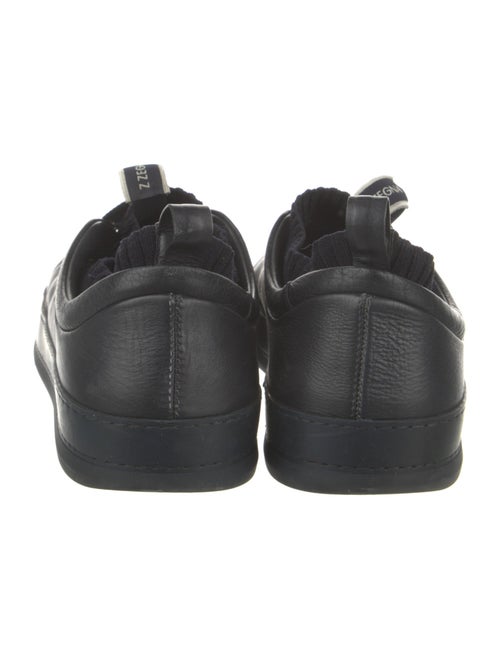 Z Zegna Leather Sneakers