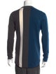 Z Zegna Wool Colorblock Pattern Pullover