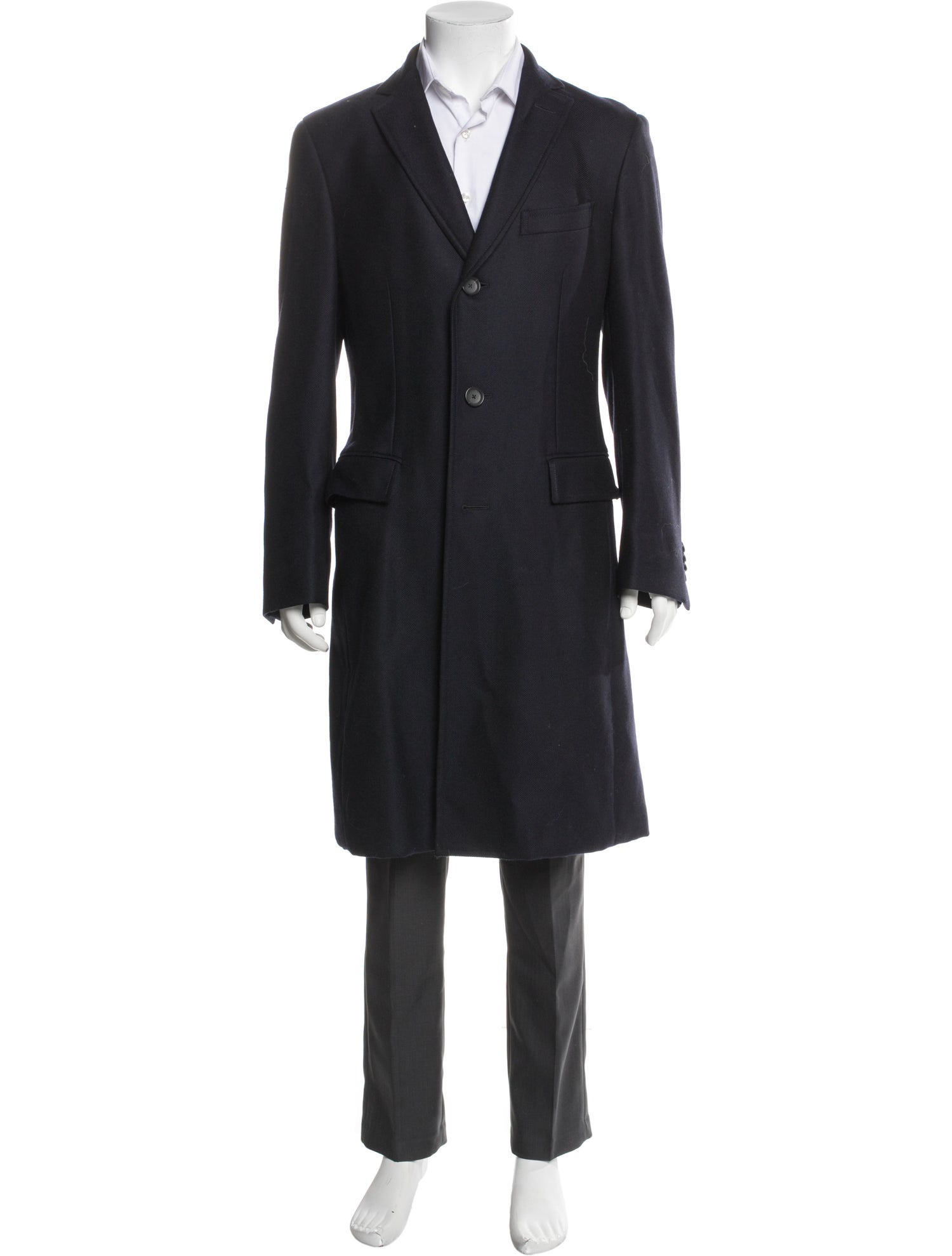 Z Zegna Wool Overcoat