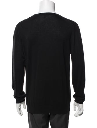 Z Zegna Silk Crew Neck Pullover