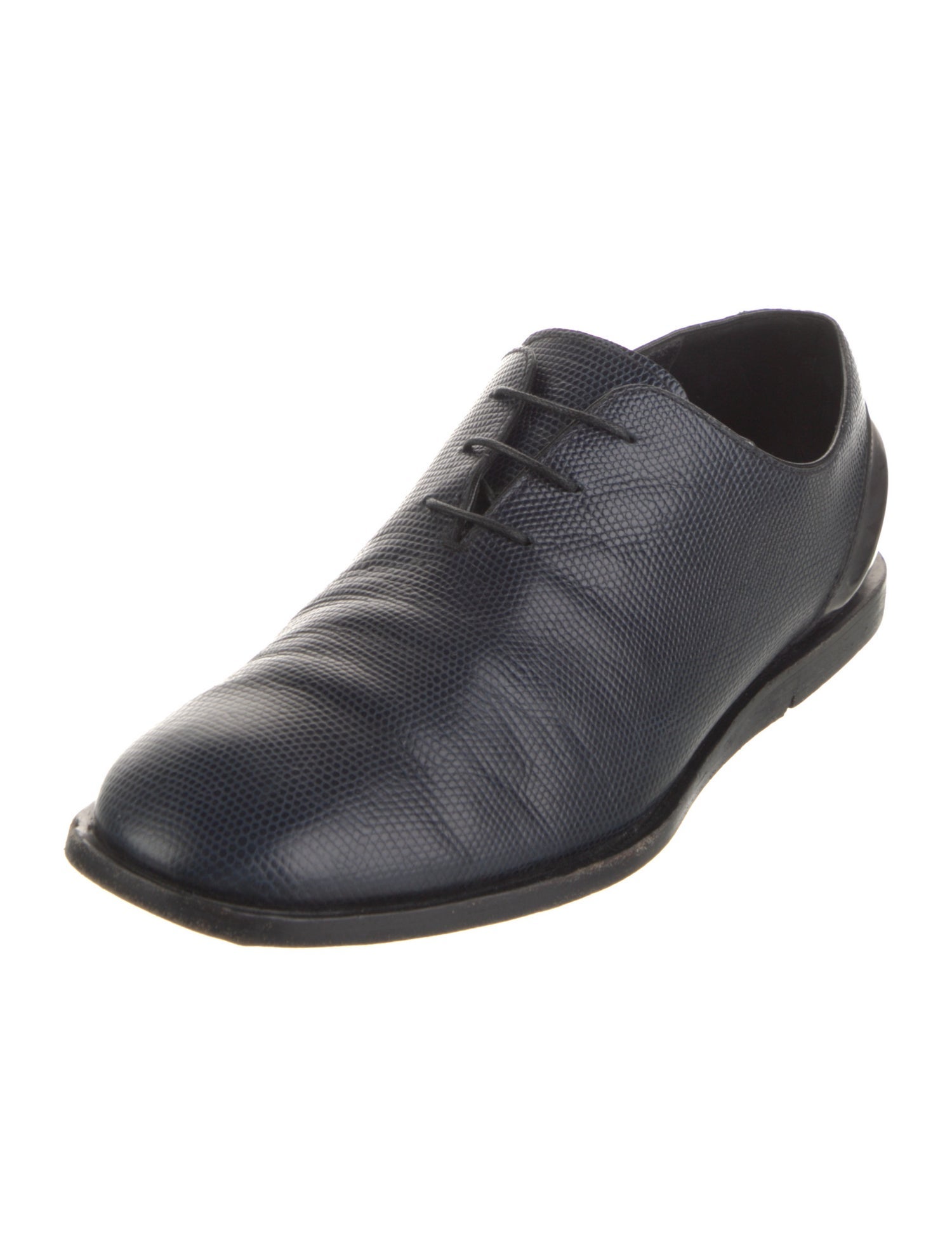 Z Zegna Leather Oxfords