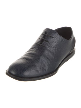 Z Zegna Leather Oxfords