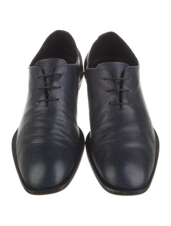 Z Zegna Leather Oxfords