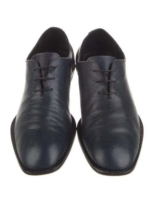 Z Zegna Leather Oxfords