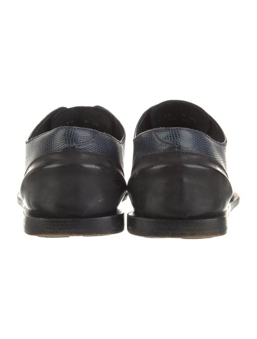 Z Zegna Leather Oxfords