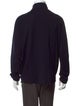 Z Zegna Wool Mock Neck Cardigan