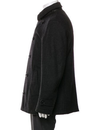 Z Zegna Wool Peacoat