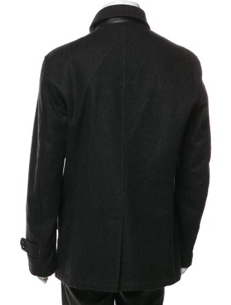 Z Zegna Wool Peacoat