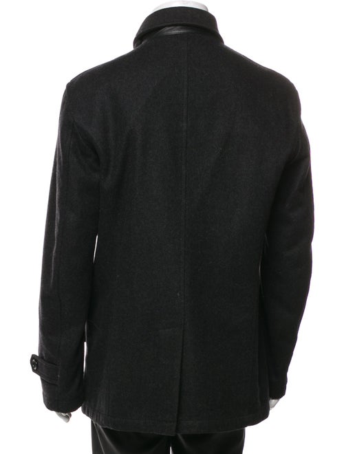 Z Zegna Wool Peacoat
