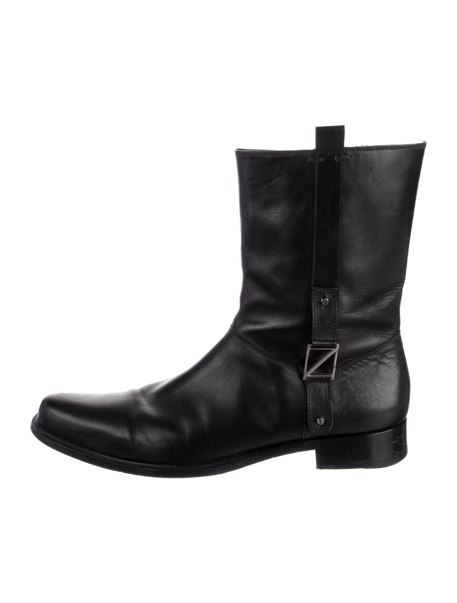Z Zegna Leather Boots