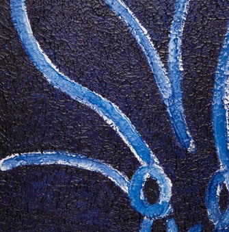 Hunt Slonem Blue Streak