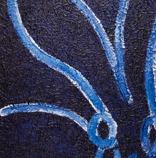 Hunt Slonem Blue Streak