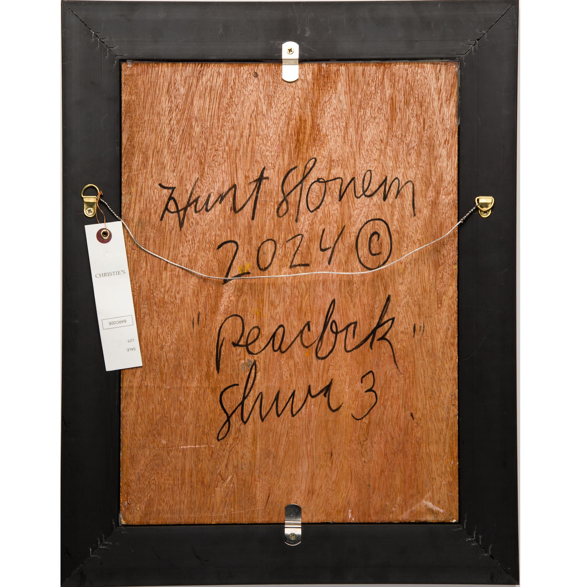 Hunt Slonem Peacock Shiva 3