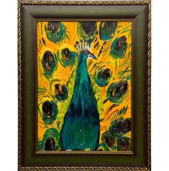 Hunt Slonem Peacock Shiva 3