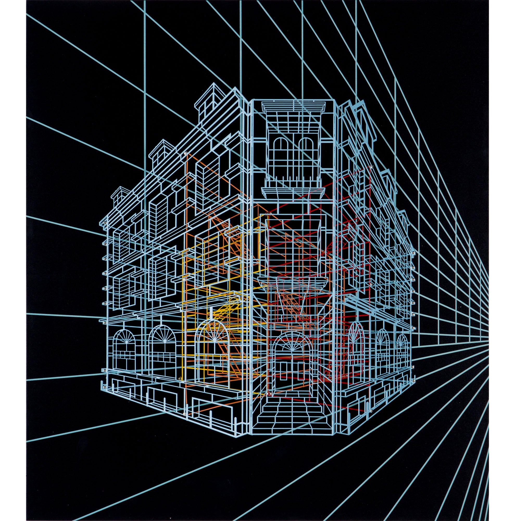 Byung Joo Kim Ambiguous Wall II Series, Type A (Sky Blue)