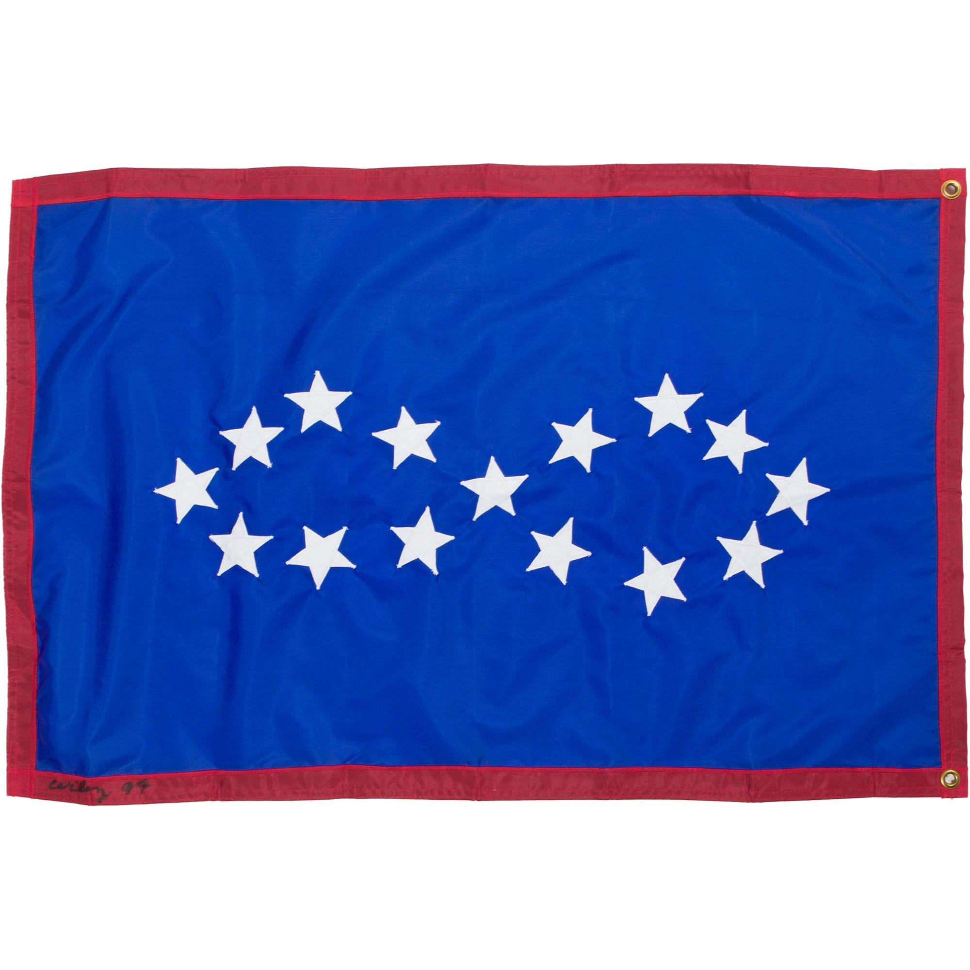 William T. Wiley Untitled Infinity Flag