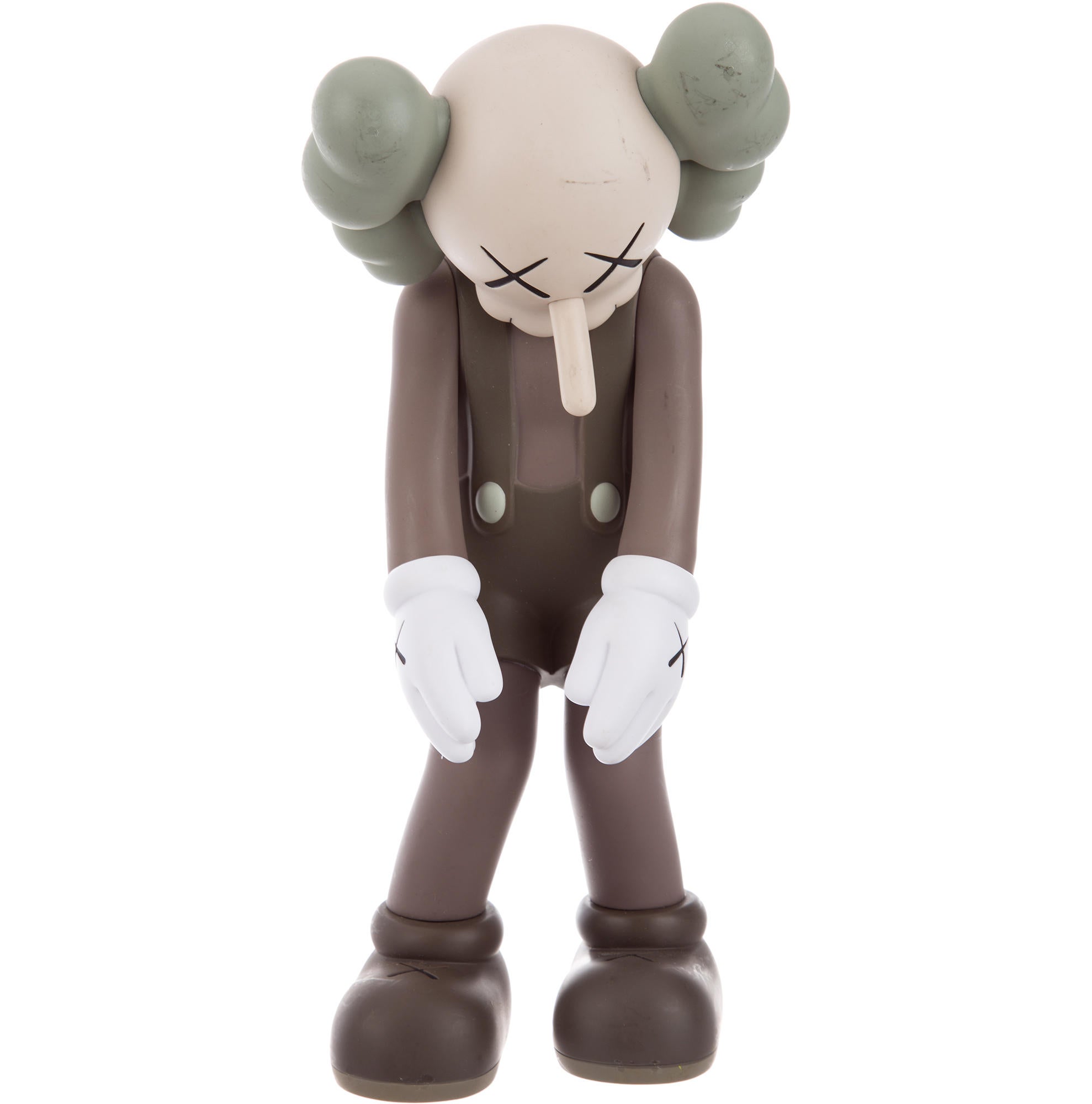 orig KAWS Medicom Toy Small Lie BROWN Limited Edition Companion Vinyl 2017