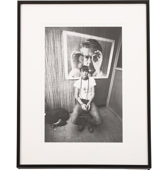 Elaine Mayes Young Man and Timothy Leary, Hip Job Coop San Francisco