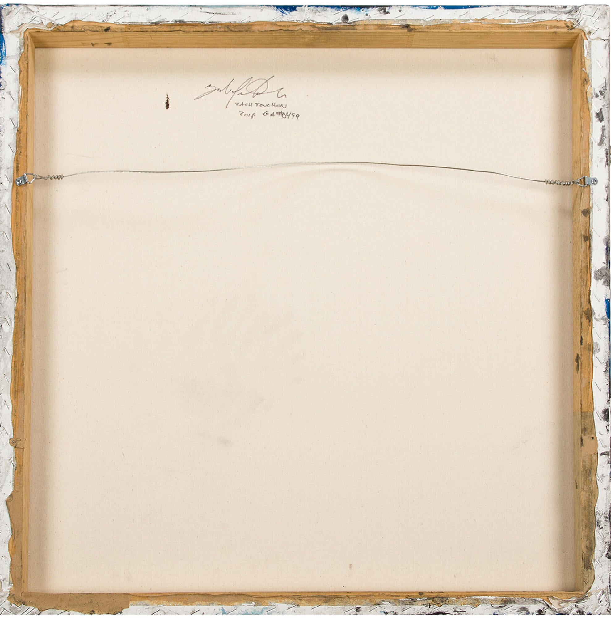 Zach Touchon Zach Touchon CC2024 - Blue Yellow Black and White Contemporary Geometric Abstraction