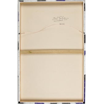 Zach Touchon Paintings Blue White and Grey