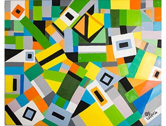 Paintings Lemon Lime Ricky Retro