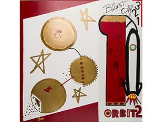 Paintings Orbit Two- Blast Off