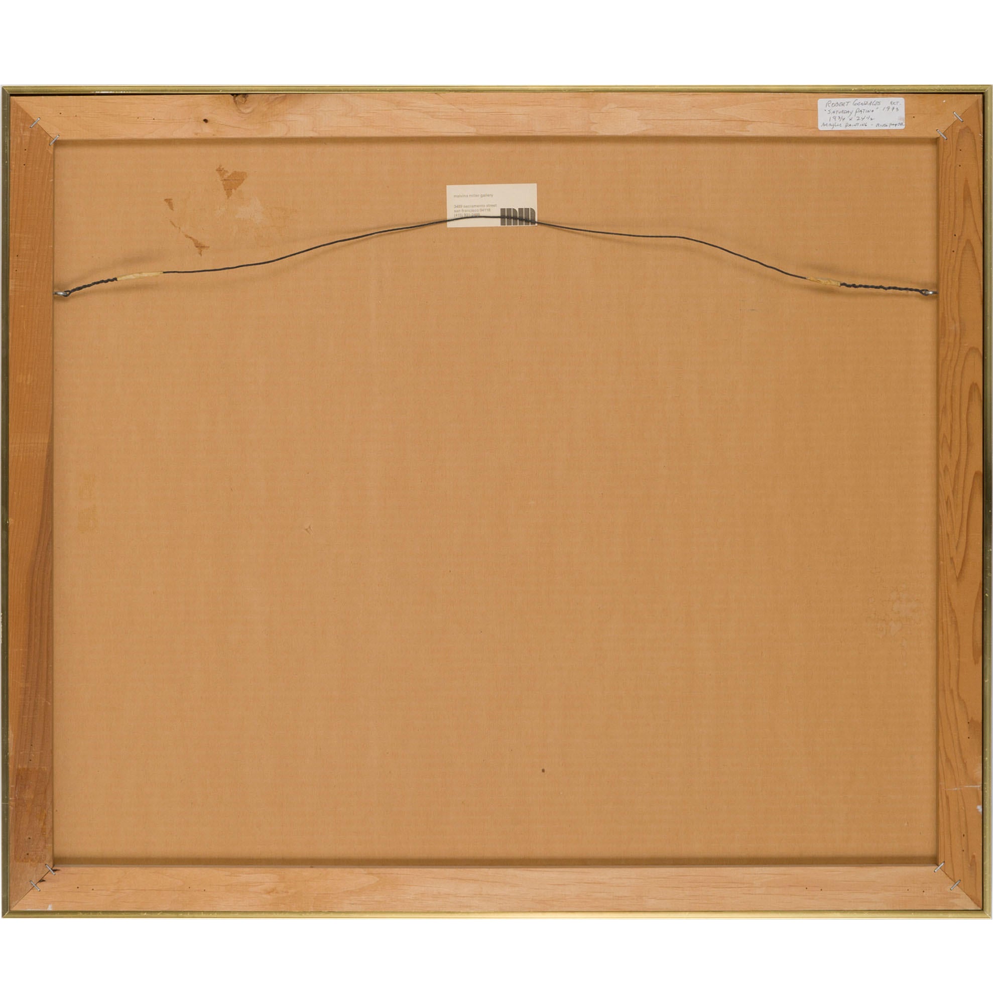 Robert Gonzales Saturday Patina